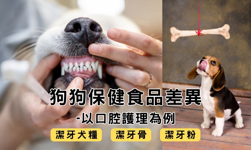 同樣都是維護牙齒健康,不同的狗狗保健食品優劣大不同